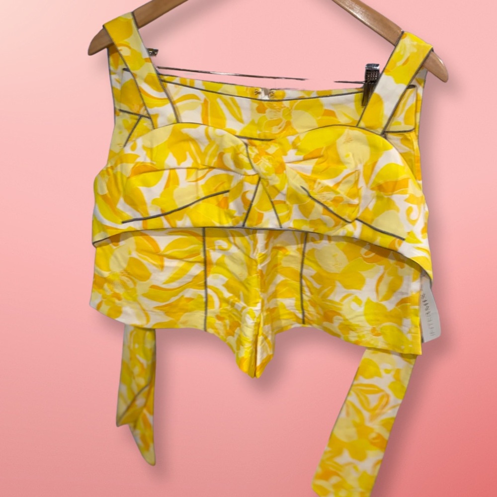 Matching short and crop top set
